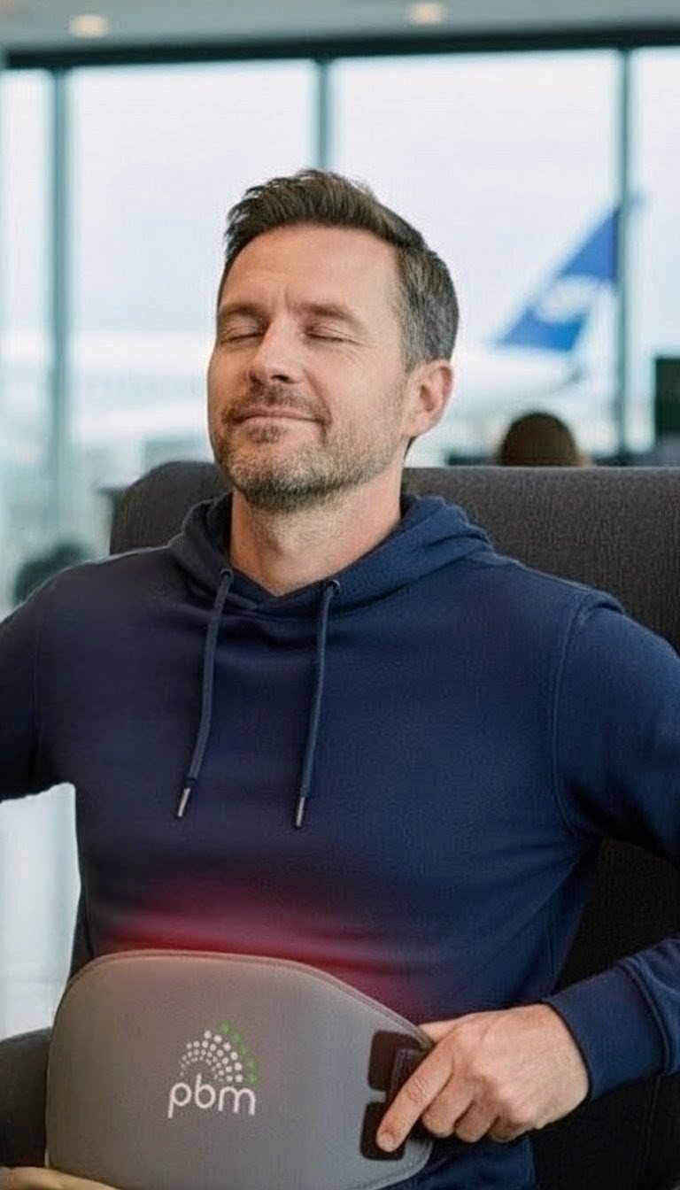 Close-up of the General Rehab Belt LEDs